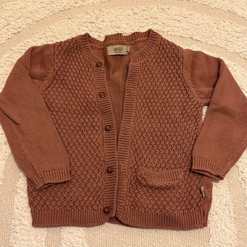 Wheat organic cotton sweater
